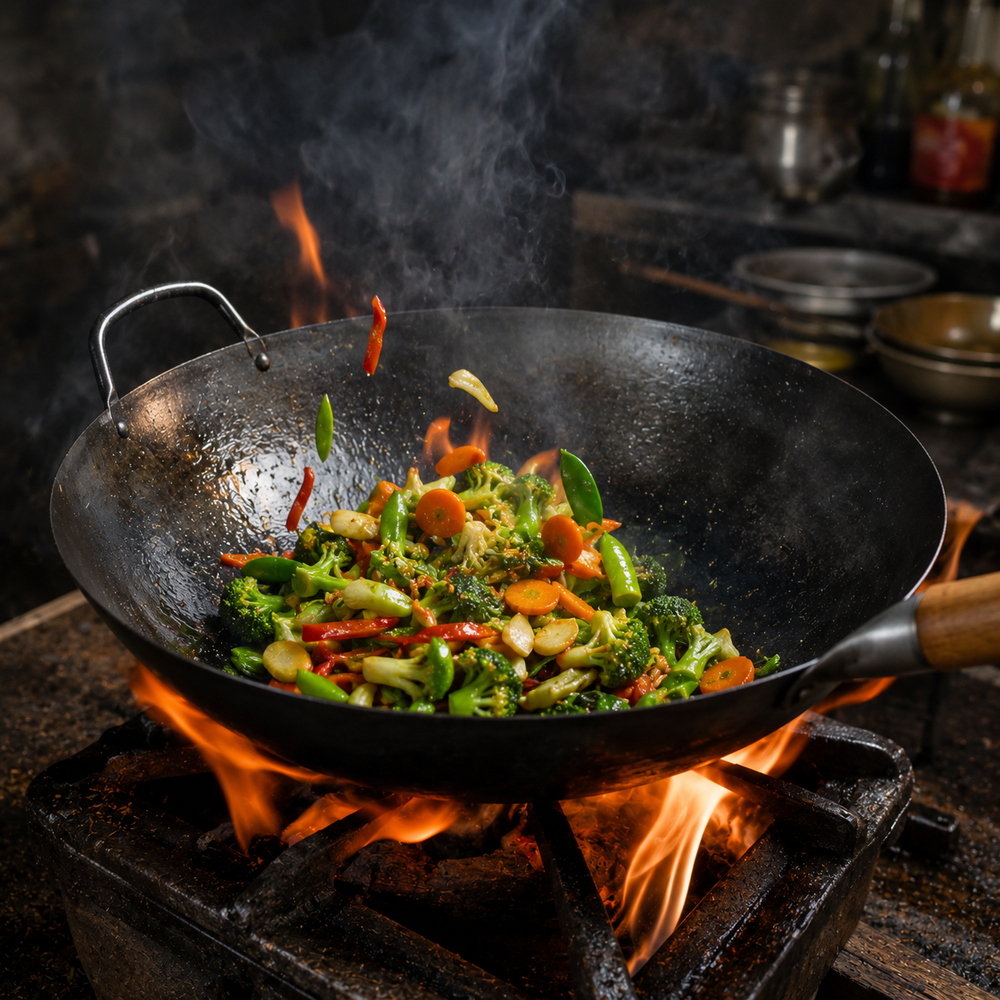 El Mejor Wok para una Cocina Vegetariana Vibrante