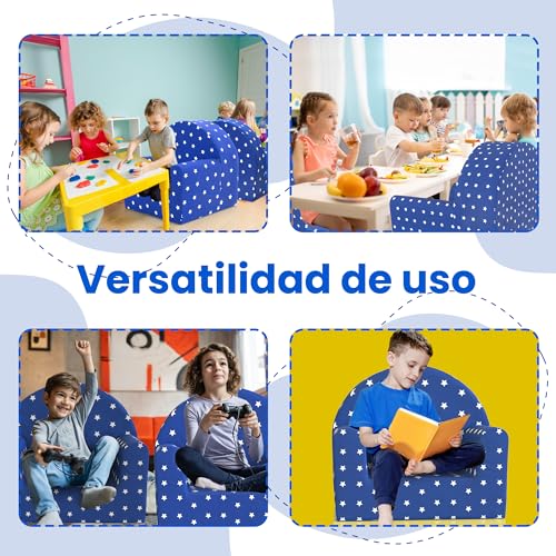 Sofá Para Niños (AZUL)