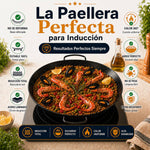 Paellera Inducción 30 cm - Acero Esmaltado
