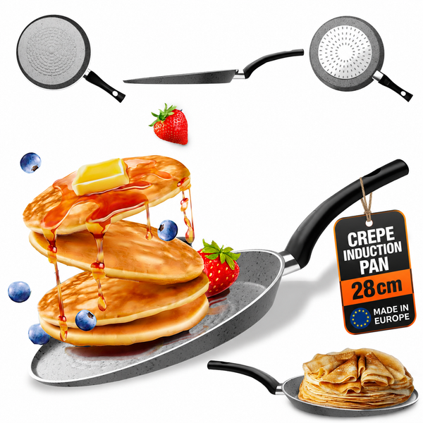 Sarten Crepes 28 cm - Apta para Inducción
