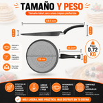 Sarten Crepes 28 cm - Apta para Inducción