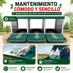 Ponedero para gallinas (3 compartimentos)