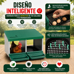 Ponedero para gallinas (2 compartimentos)