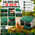Ponedero para gallinas (2 compartimentos)
