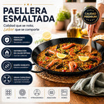 Paellera Inducción 36 cm - Acero Esmaltado