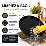 Paellera Inducción 36 cm - Acero Esmaltado