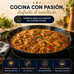 Paellera Inducción 36 cm - Acero Esmaltado