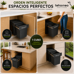 Cubo de basura 1x20L + 1x10L