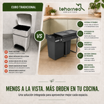 Cubo de basura 1x20L + 1x10L