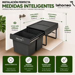 Cubo de basura 2x15L