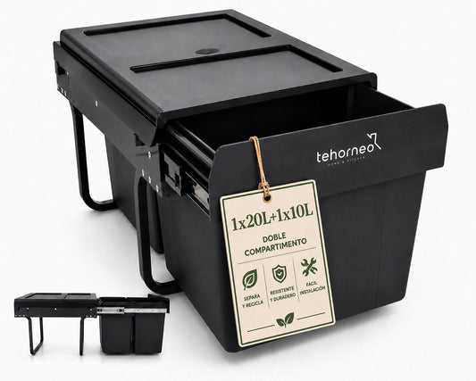 Cubo de basura 1x20L + 1x10L
